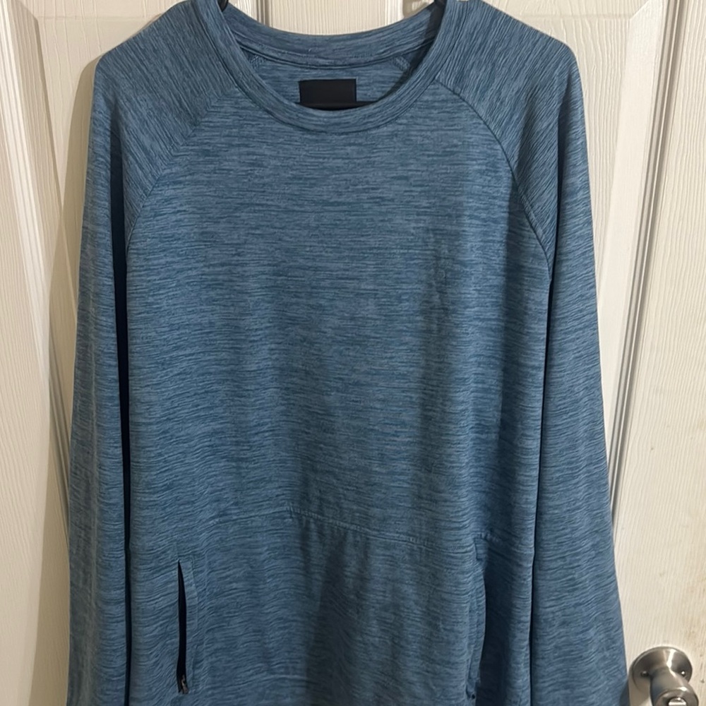 Blue Heathered Sweatshirt